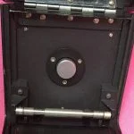 First model Reflex with later style tripod socket, inside camera.